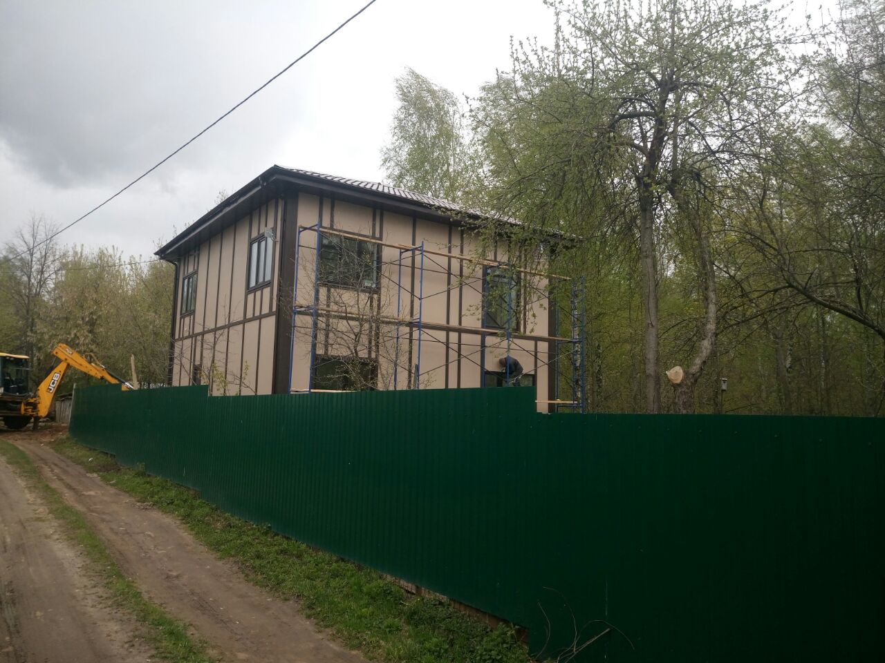 Строительство каркасного дома, п. Нагорный, Казань